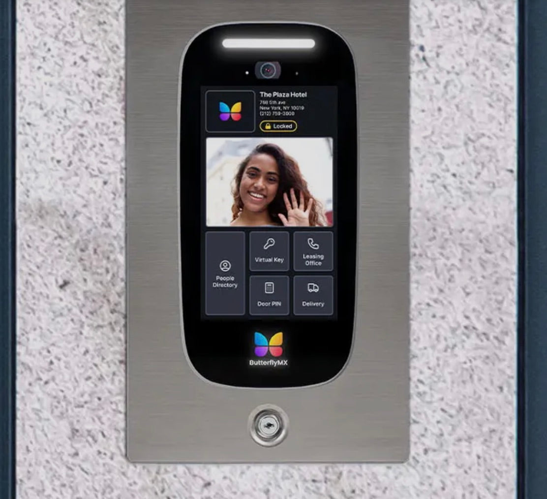 ButterflyMX 8" Recessed Video Intercom