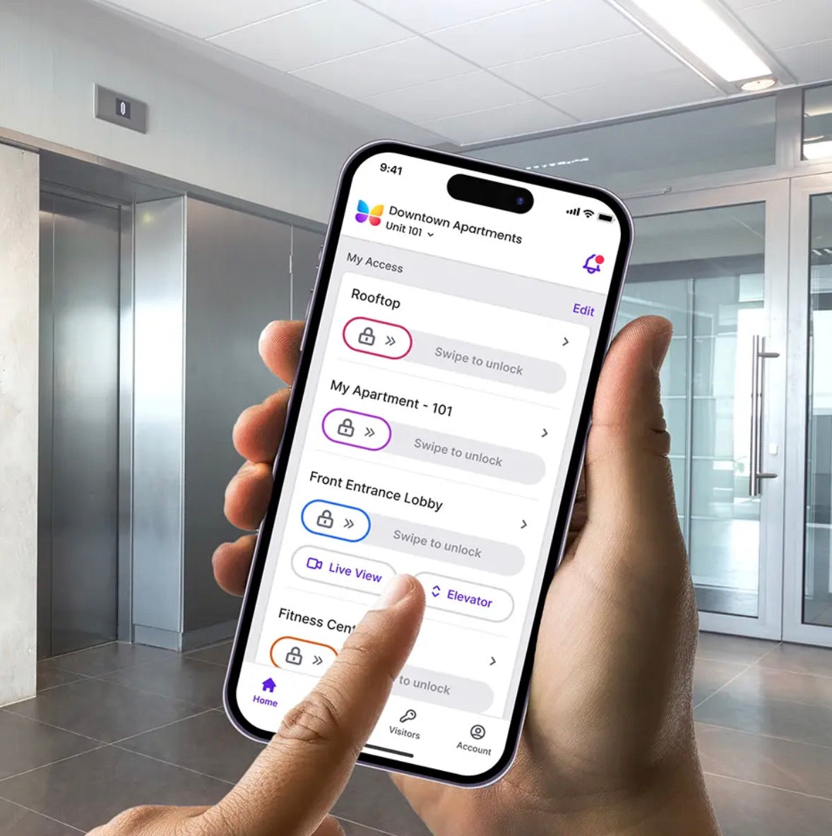 ButterflyMX Elevator Controls for every 8 floors