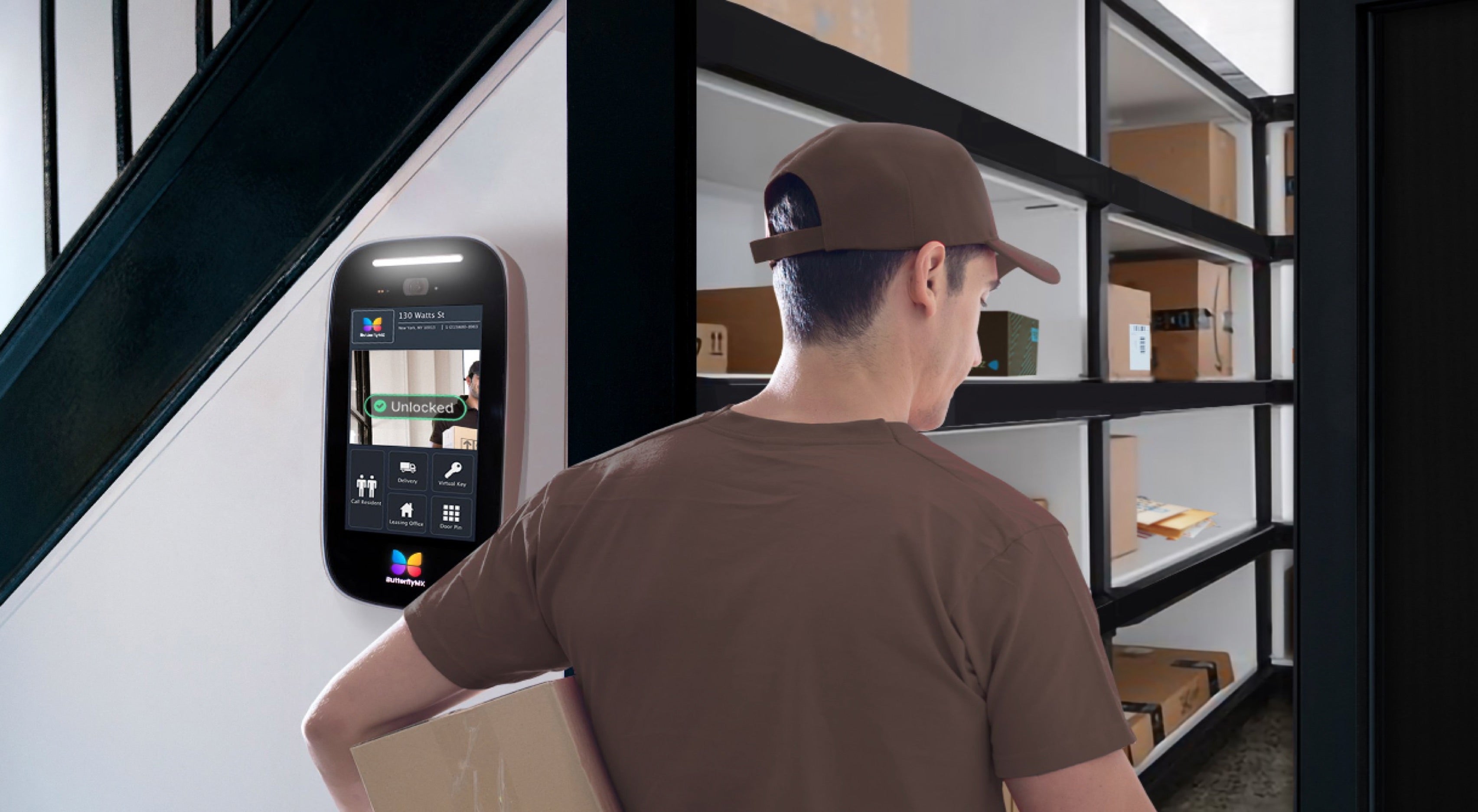 ButterflyMX Package Room (≤ 150 apartment units)